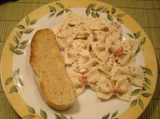 rigatoni à la crème de citron au parmesan