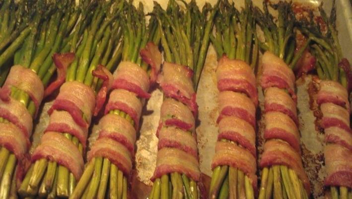 fagots d'asperges et bacon