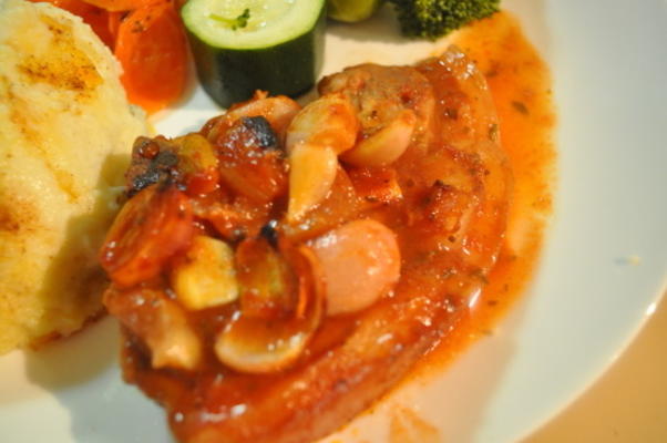 côtelettes de porc marinées