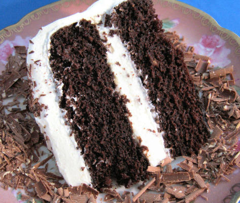 gâteau au chocolat café noir