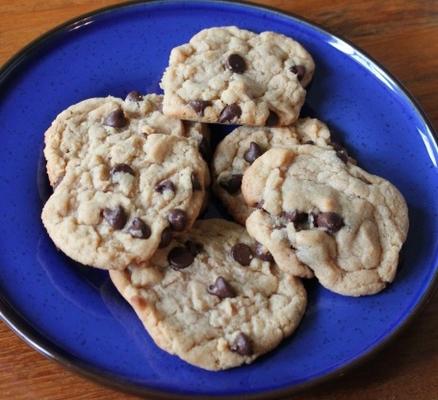 Biscuits aux pépites de chocolat préférés au beurre d'arachide