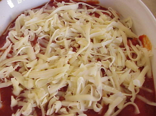 manicotti en peluche