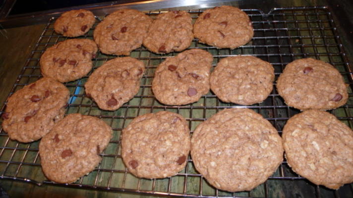cookies aux pépites de chocolat à la farine complète