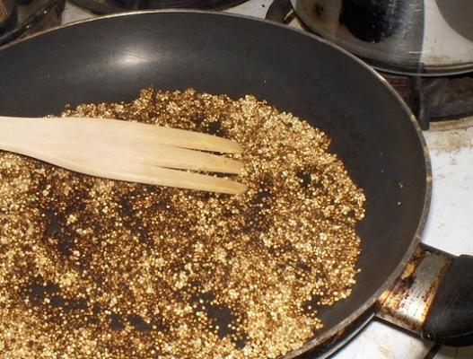 comment bien nettoyer et faire griller le quinoa