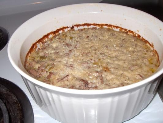 casserole de boeuf et de riz