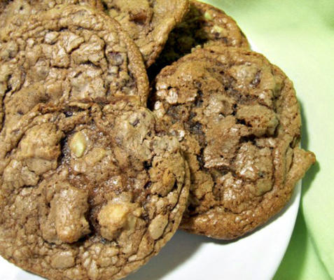 double cookies aux pépites de chocolat à la menthe