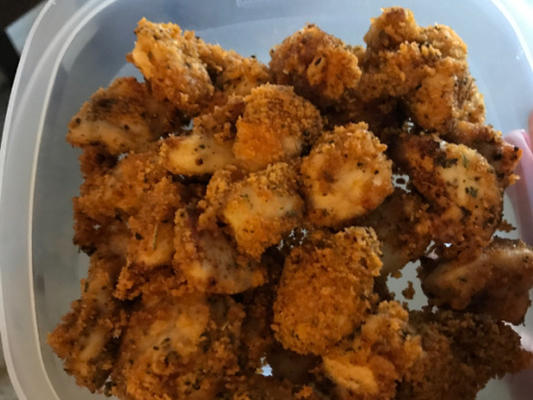 pépites de poulet panko cuites au four