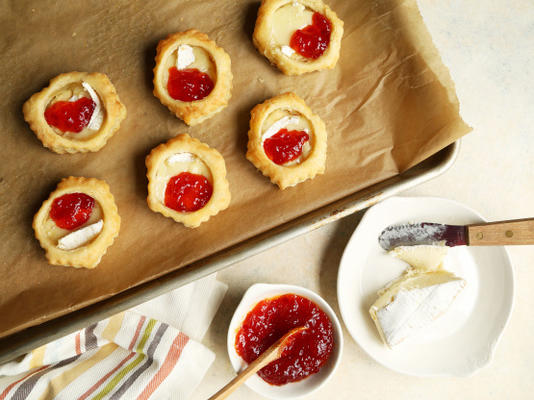 mini tartes au brie