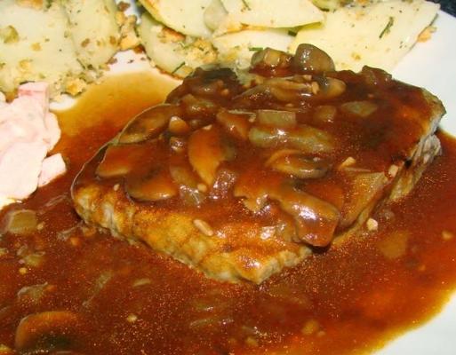 sauce steak aux champignons et au vin