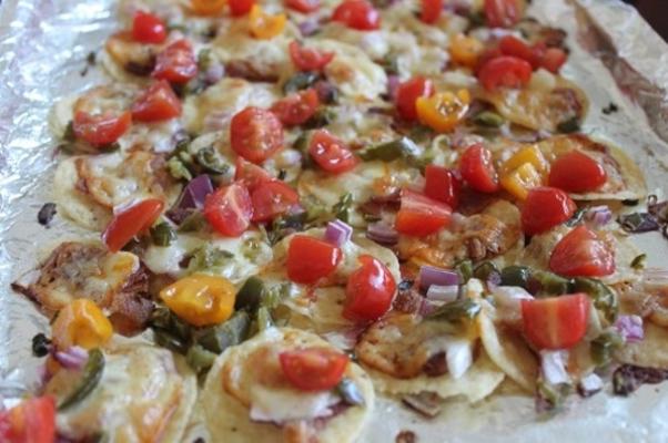 nachos au bacon et à l'oignon