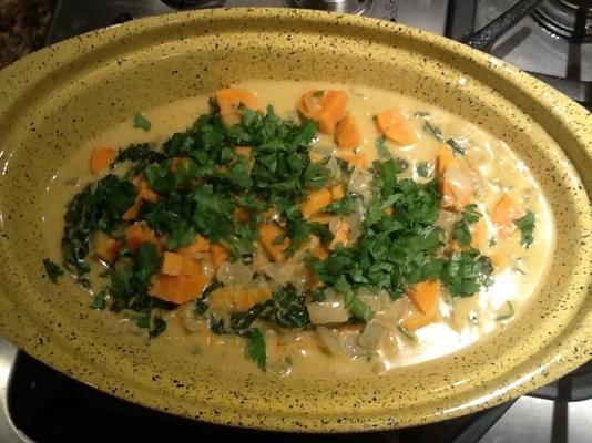 curry thai à la patate douce