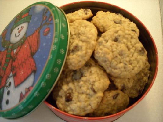 biscuits aux brisures de chocolat d'avoine de Suzie