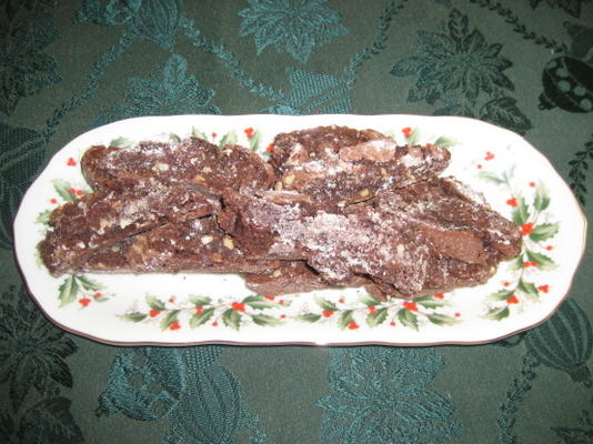 biscotti al cioccolato e noce (biscotti double chocolat et noix)