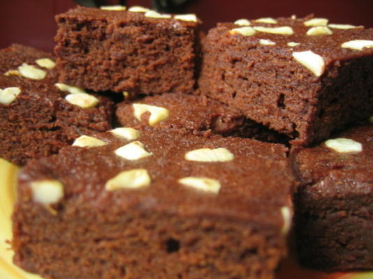 brownies fondants au caramel