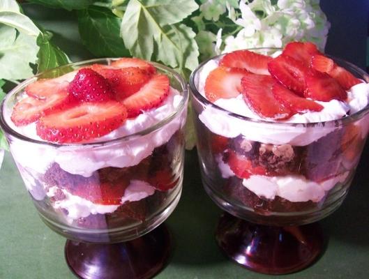 gâteau au fromage aux fraises facile