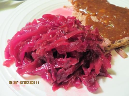 suss-saures rotkraut (chou rouge aigre-doux)