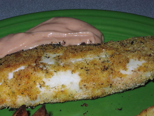 poisson au four frit