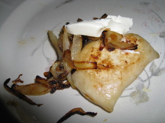 pierogies poêlées