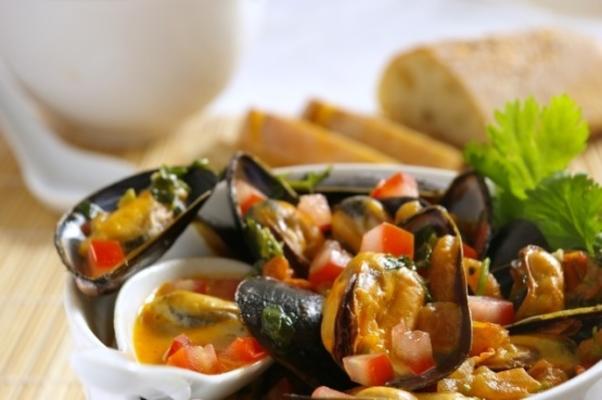 moules au curry thaï