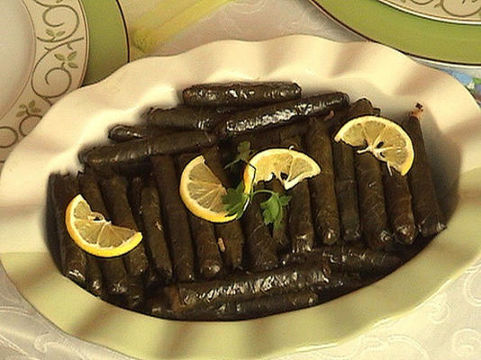 feuilles de vigne farcies - recette du dolma turc authentique
