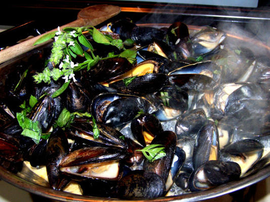 moules à la vapeur thai