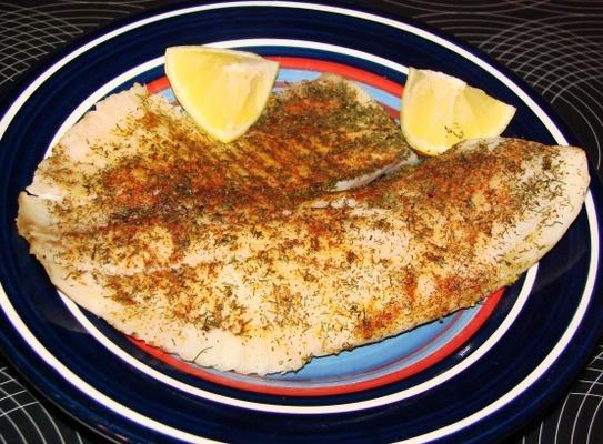 tilapia à l'aneth et au paprika