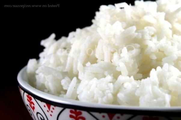 riz blanc moelleux