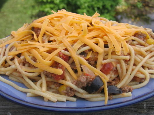 spaghetti tex-mex (mijoteuse servie)