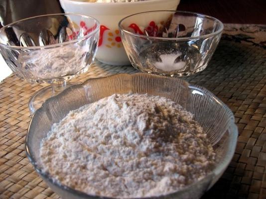 farine blanche faite maison ou farine de blé entier