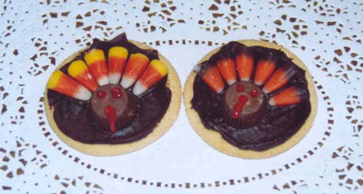 dindes de Thanksgiving (cookies)