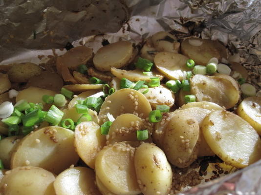 pommes de terre grillées aux assaisonnements asiatiques