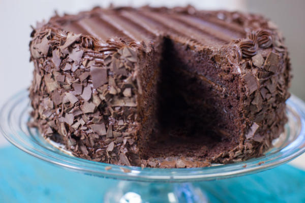 gâteau au triple chocolat noir