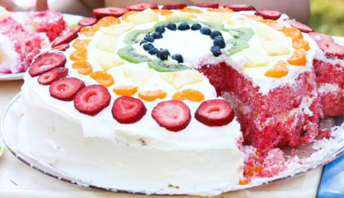 Gâteau aux fraises 7-up