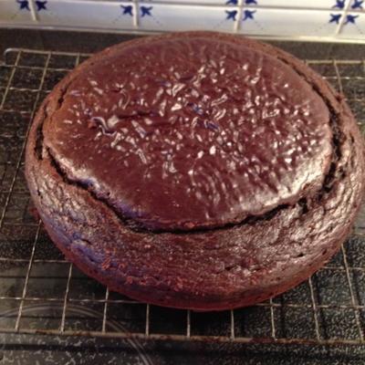 gâteau au chocolat aux haricots noirs