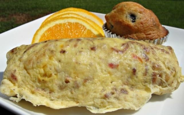 camping facile: omelette à bouillir dans un sac