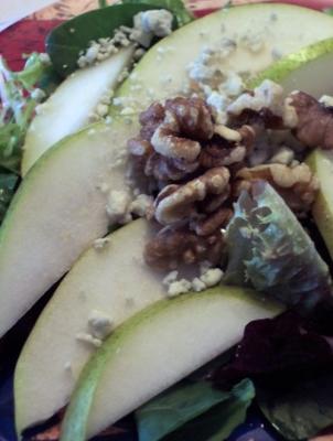 salade de poires et fromage bleu