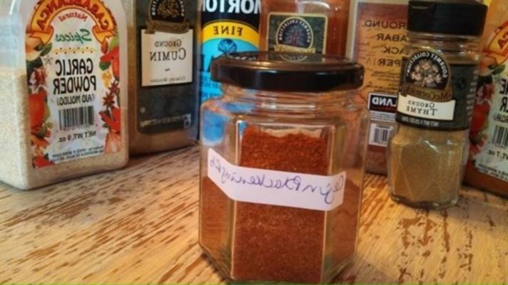 cajun noircissement frotter à sec