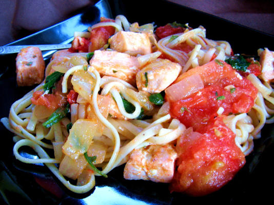 Pâtes Penzey's aux épinards, tomates et feta