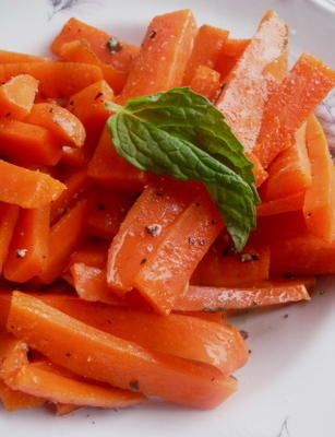 carottes beurre menthe