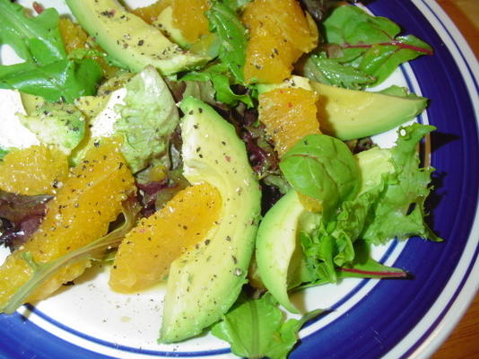 salade avocat-orange
