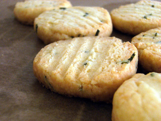 sablés au romarin et au parmesan