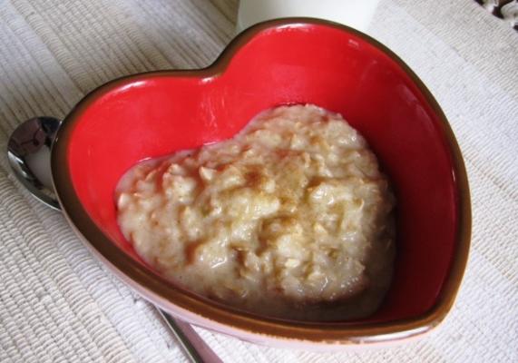 bouillie de pomme au caramel (avoine)