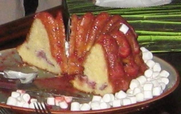 bundt cake aux fraises