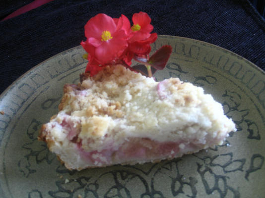 tarte à la rhubarbe amish