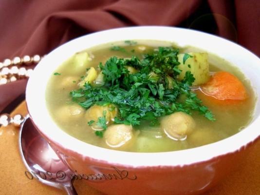 soupe marocaine aux pois chiches