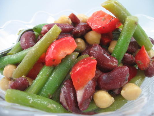 ma salade de trois haricots sans sucre