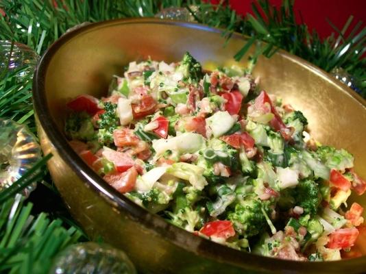 salade de brocoli de noël