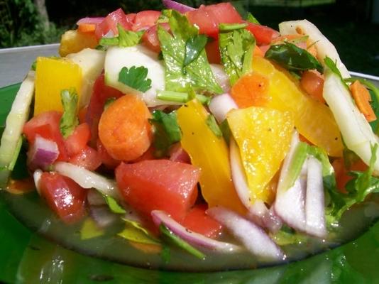 salade de légumes au concombre