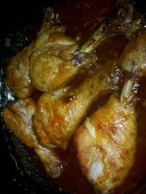 poulet au miel et au four