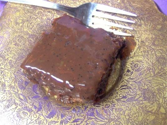 brownies glacés au chocolat et moka